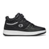 Sneakers alte nere con dettagli bianchi e grigi Champion Rebound Vintage, Brand, SKU s322500031, Immagine 0